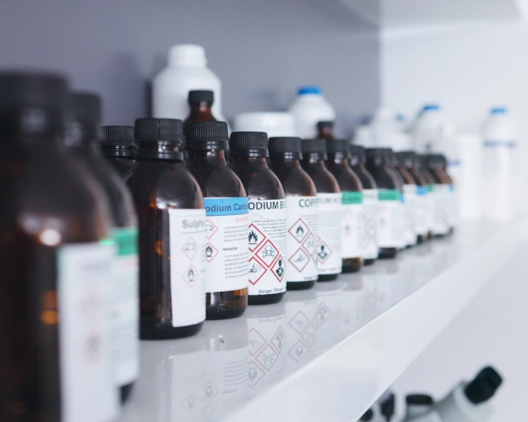 Lab chemical transport services supporting the safe relocation of laboratory chemicals.